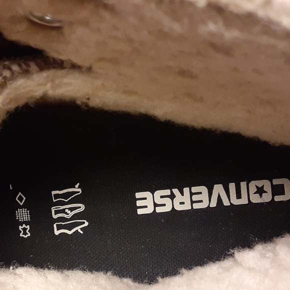 CONVERSE Dark Brown Leather High-Tops Men's 8.0 Women's 10.0 . ALL STAR - Picture 7 of 14